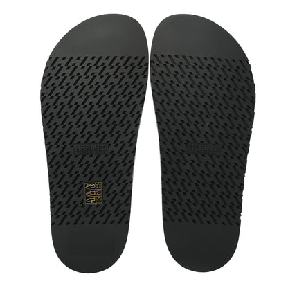 Hermes Calfskin Mens Chypre Sandals 41 White 5 of 8