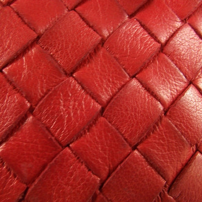 Bottega Veneta Vintage Woven Frame Bag Red 6 of 7