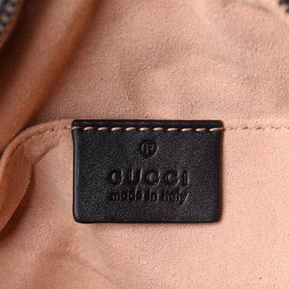 Gucci Calfskin Matelasse GG Marmont Belt Bag 85 34 Black 6 of 13