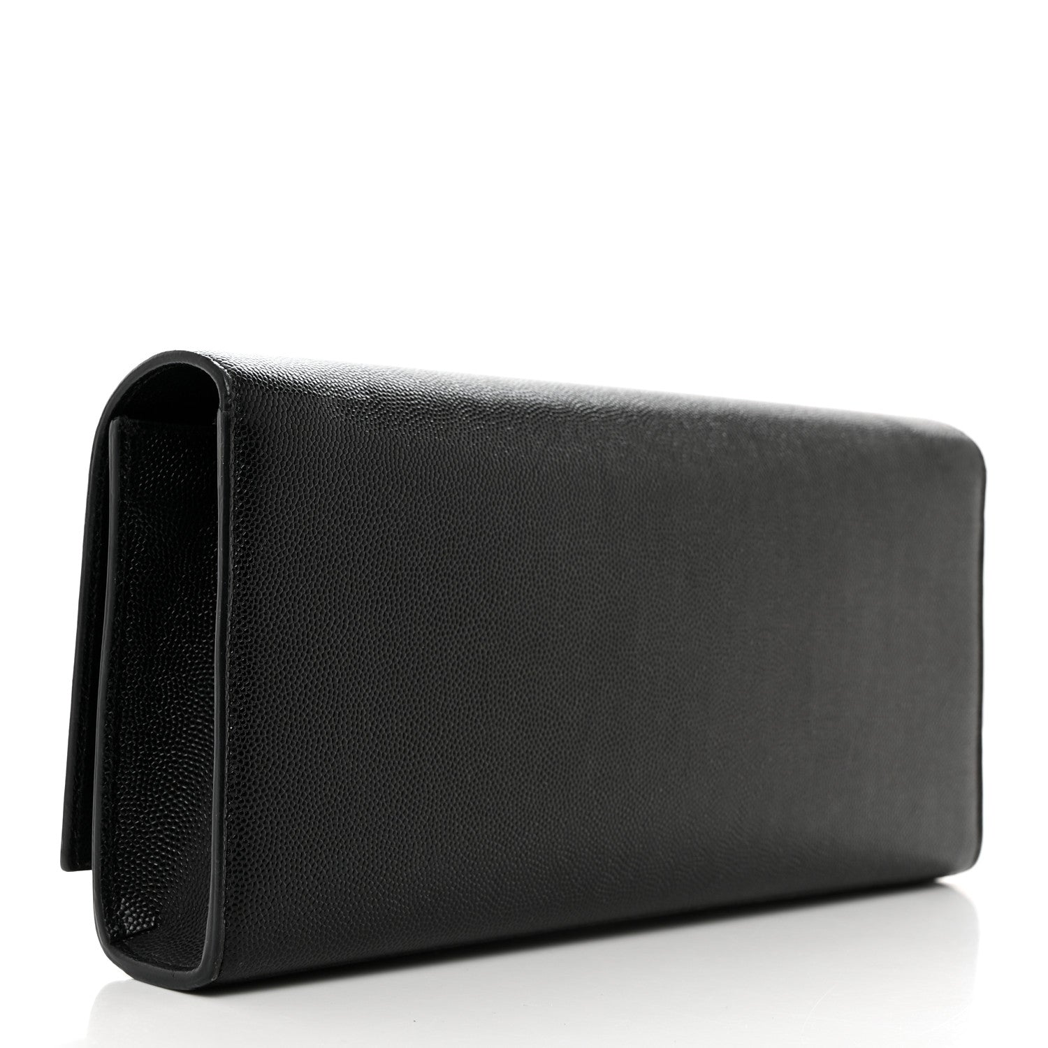 Saint Laurent Grain De Poudre Monogram Cassandre Clutch Black 3 of 9