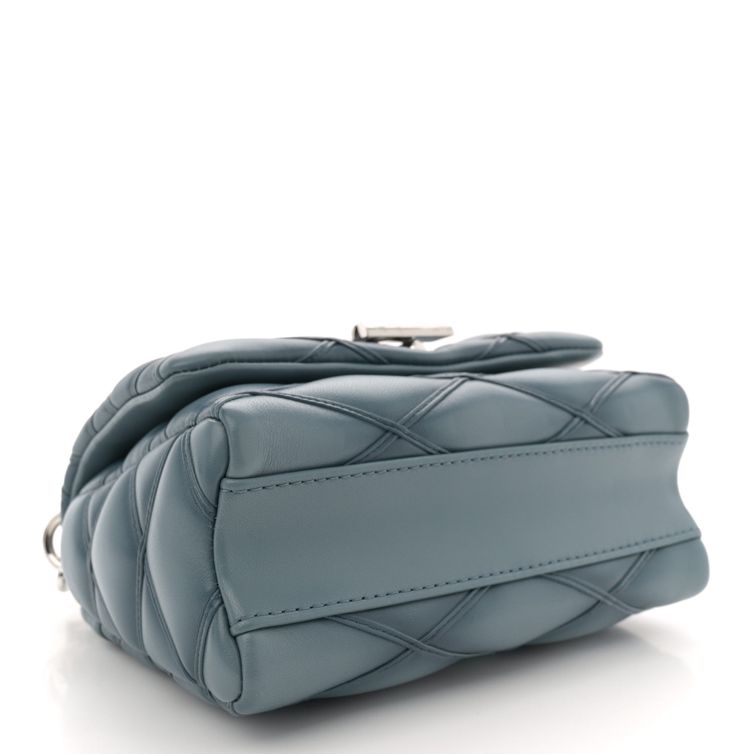 Louis Vuitton Lambskin Malletage GO-14 PM NM Denim Blue 5 of 10