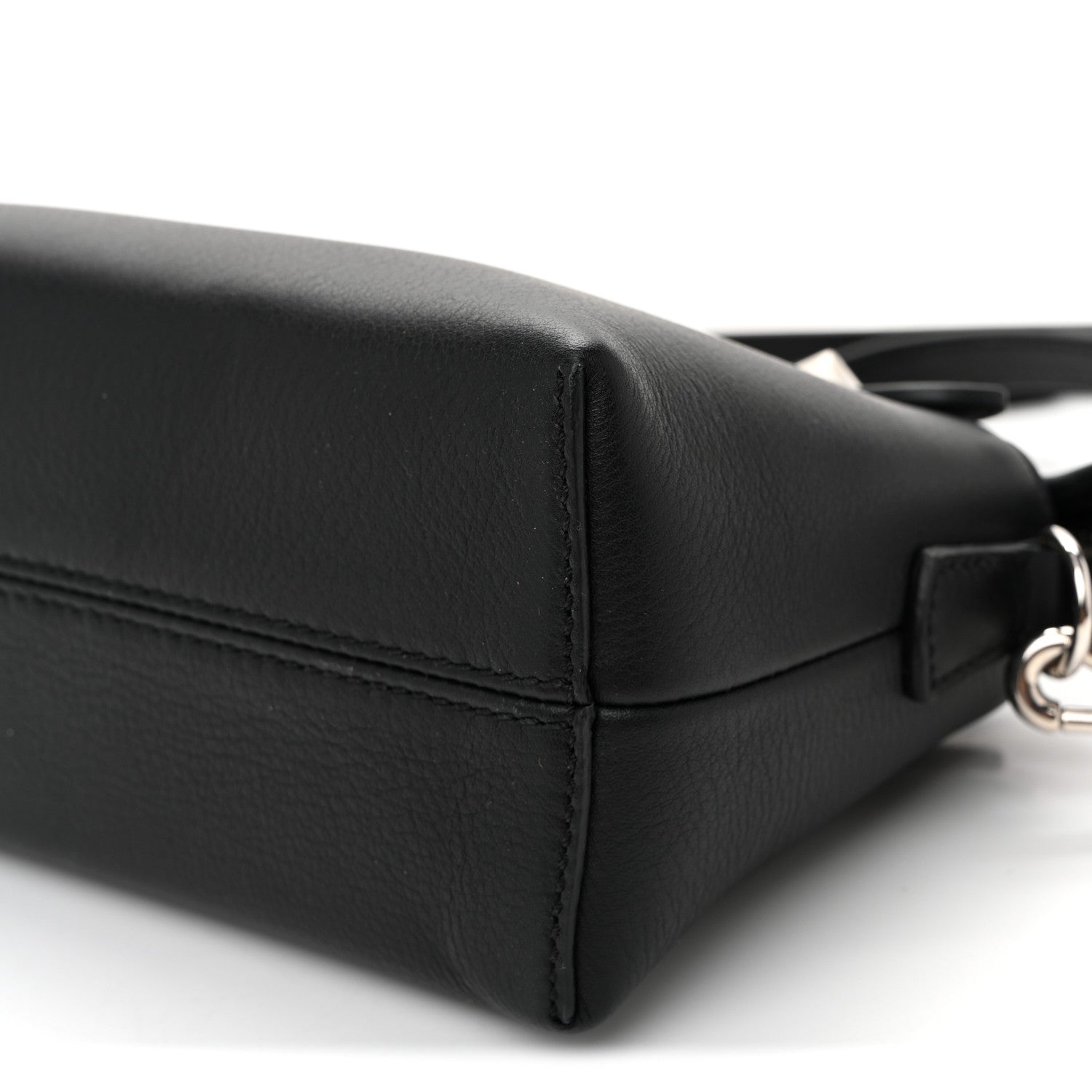 Fendi Vitello Dolce Mini By The Way Boston Bag Black 10 of 10