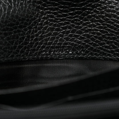 Gucci Pebbled Calfskin Large Soho Continental Wallet Black 7 of 7