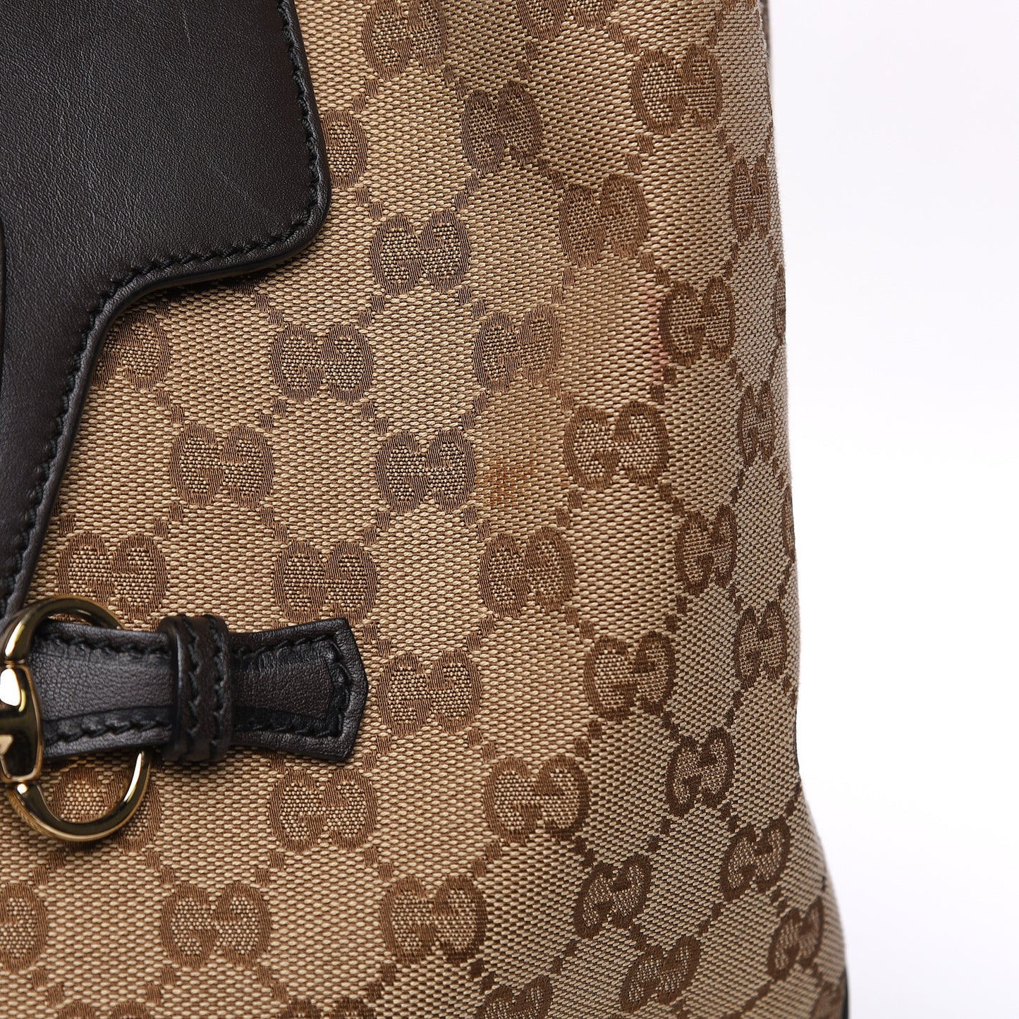 Monogram Margaux Calfskin Medium Emily Hobo Beige Ebony Cocoa