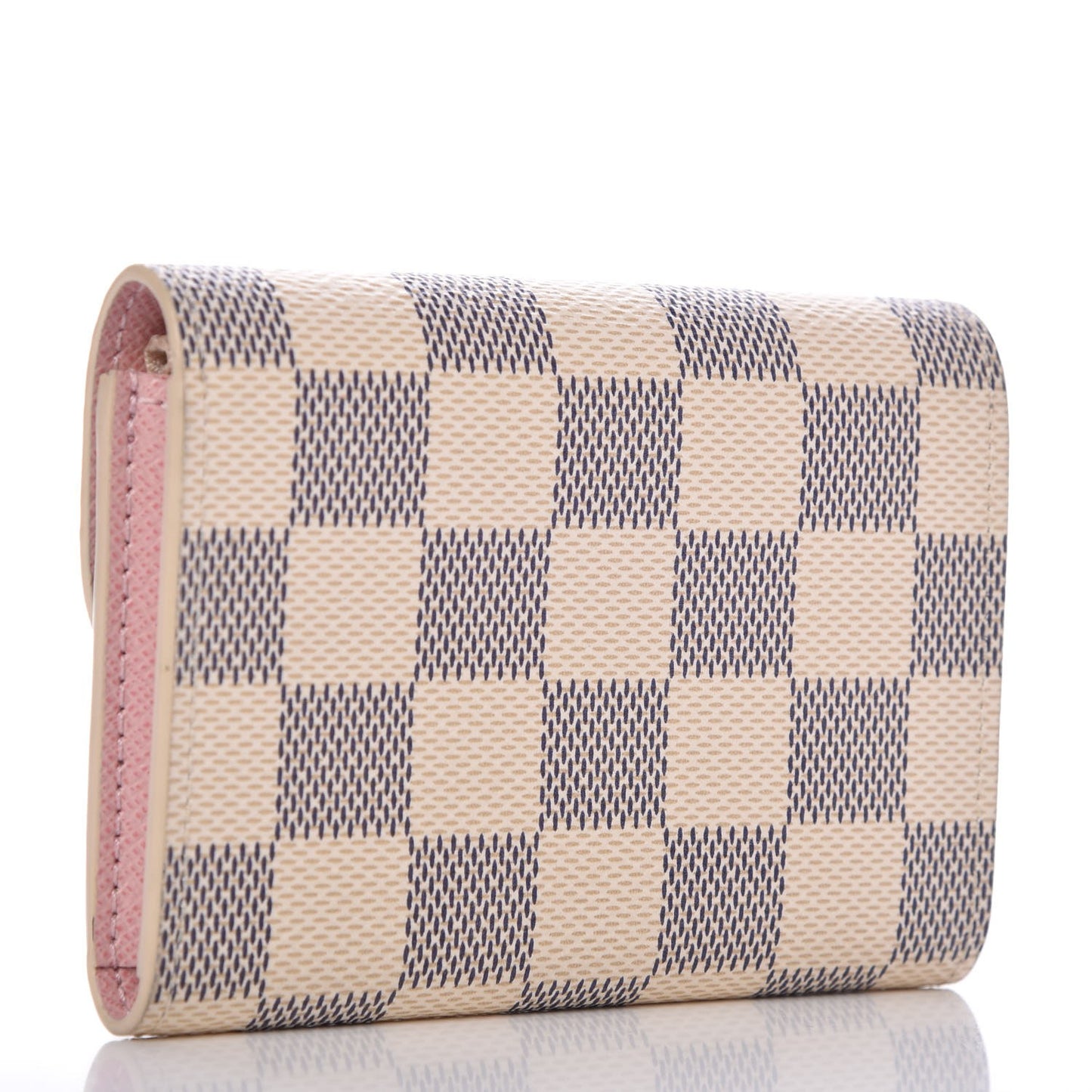 Damier Azur Rosalie Coin Purse Rose Ballerine