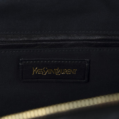 Saint Laurent Pebbled Lambskin Medium Easy Sac Black 7 of 8