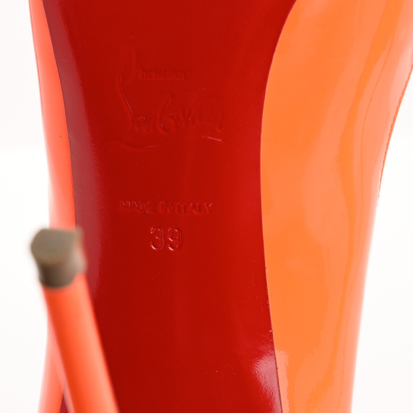 Patent Hot Chick 100 Pumps 39 Sunset