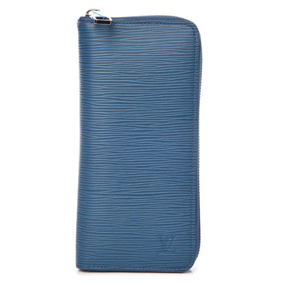 Louis Vuitton Epi Zippy Vertical Wallet Blue Celeste 1 of 6