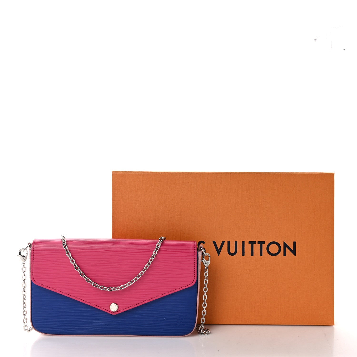 Louis Vuitton LOUIS VUITTON Epi Pochette Felicie Hot Pink 10 of 10