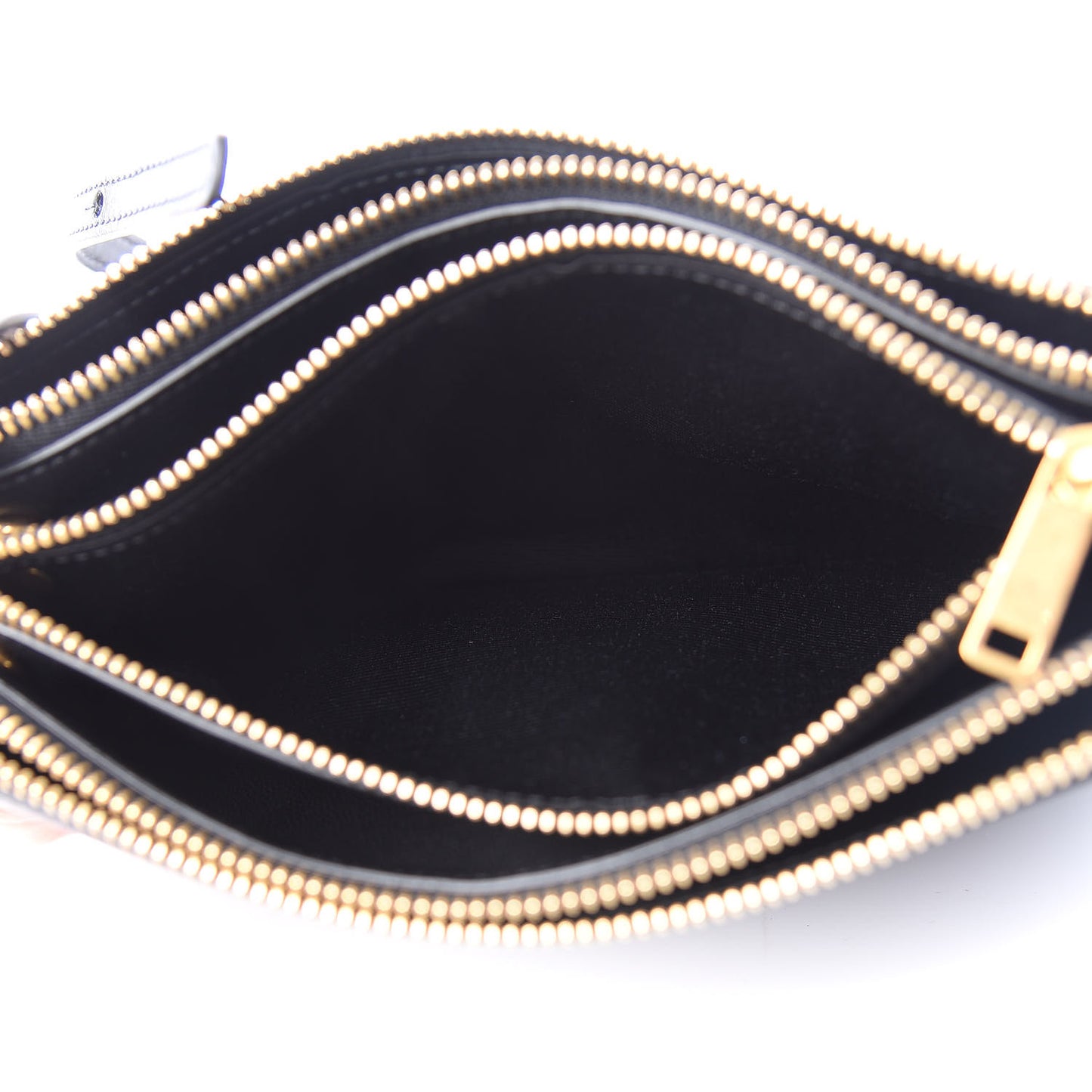 Lambskin Small Trio Crossbody Bag Black