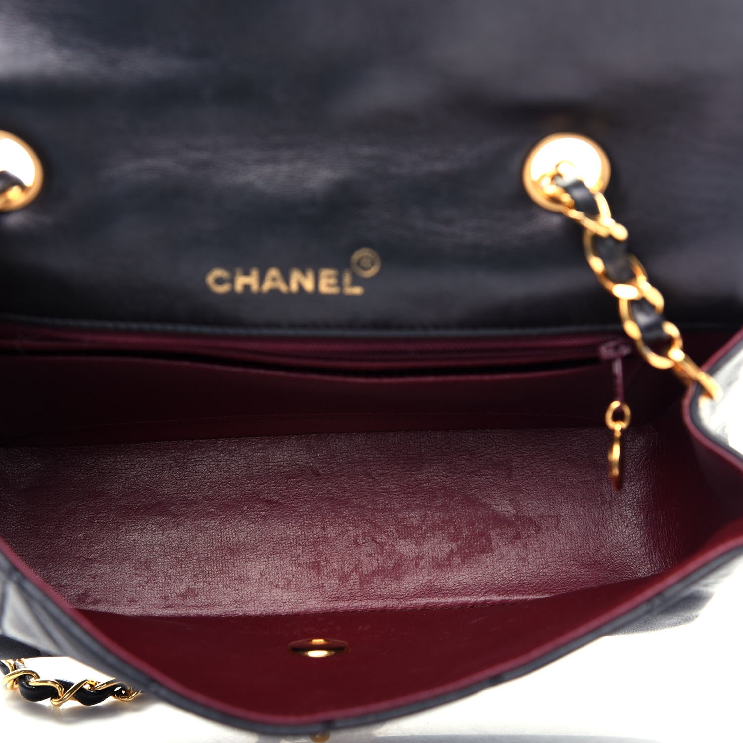Chanel Lambskin Quilted Small Single Flap Black 5 of 12
