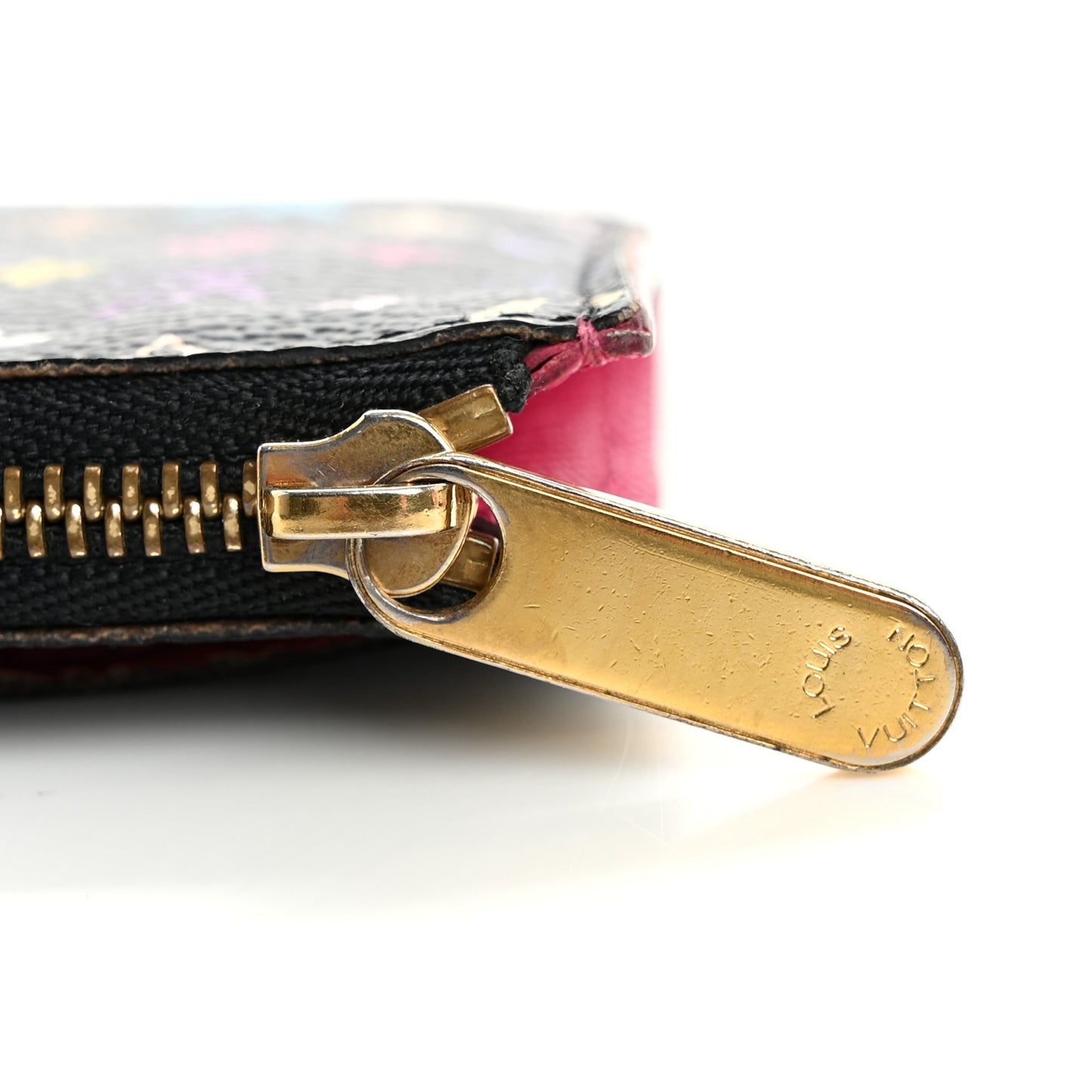 Monogram Multicolor Key Pouch Black Grenade
