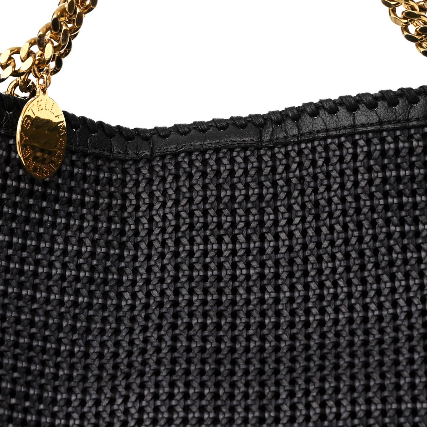 Eco Alter Nappa Woven Big Falabella Tote Black