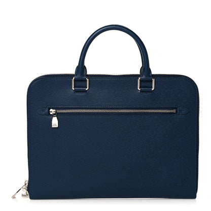 Louis Vuitton Taiga Porte-Documents Slim Bleu Marine 1 of 10