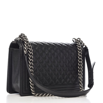 Chanel Caviar Quilted New Medium Boy Flap Black 3 of 11