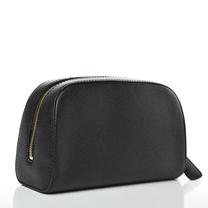 Chanel Grained Calfskin Toiletry Case Black 3 of 9