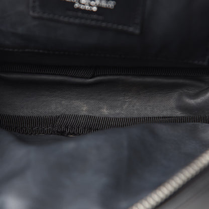 Saint Laurent Lambskin Y Quilted Monogram Loulou Cosmetic Case Black 9 of 11