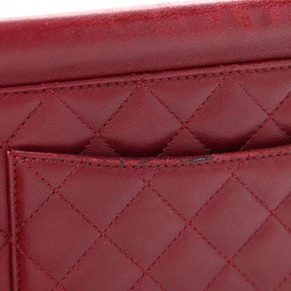 Chanel Lambskin Quilted Medium Crossing Times Flap Red 13 of 13