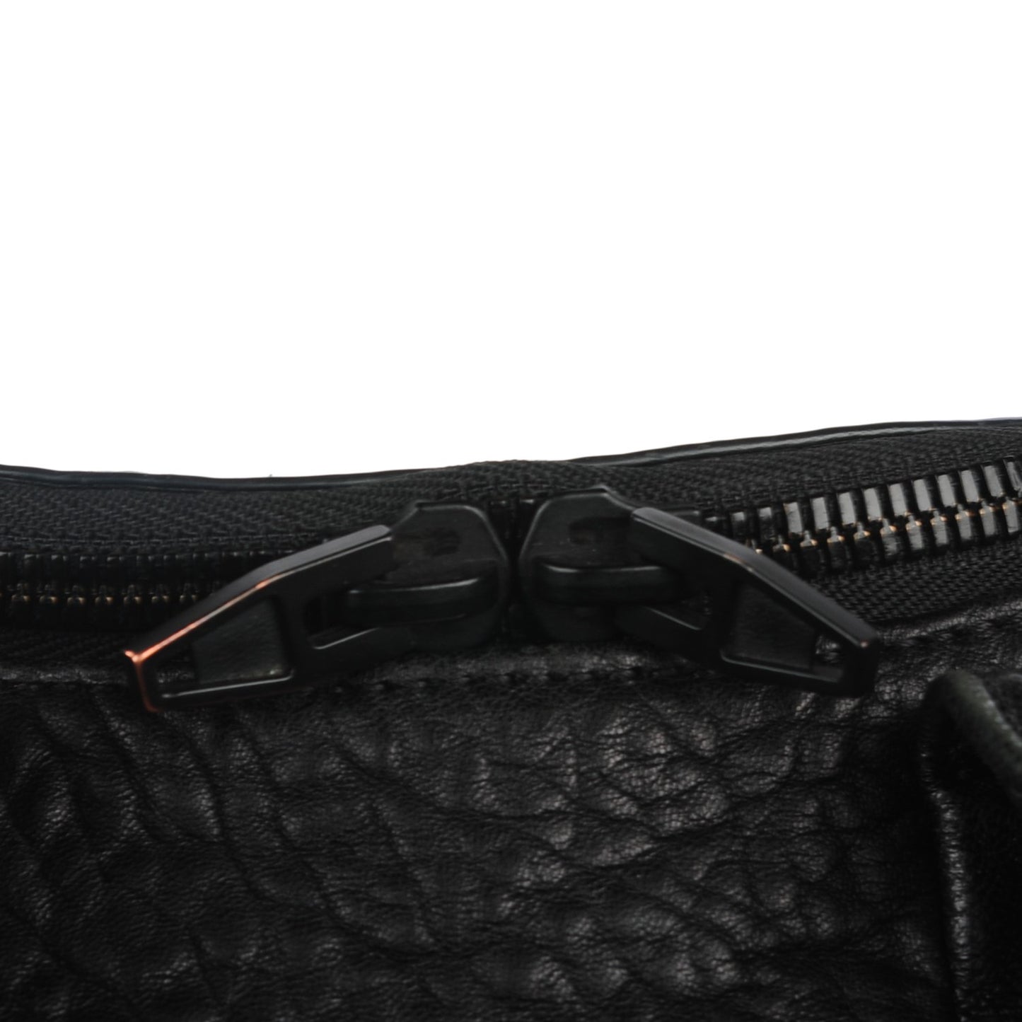 Pebbled Lambskin Rockie Black Matte Black Hardware