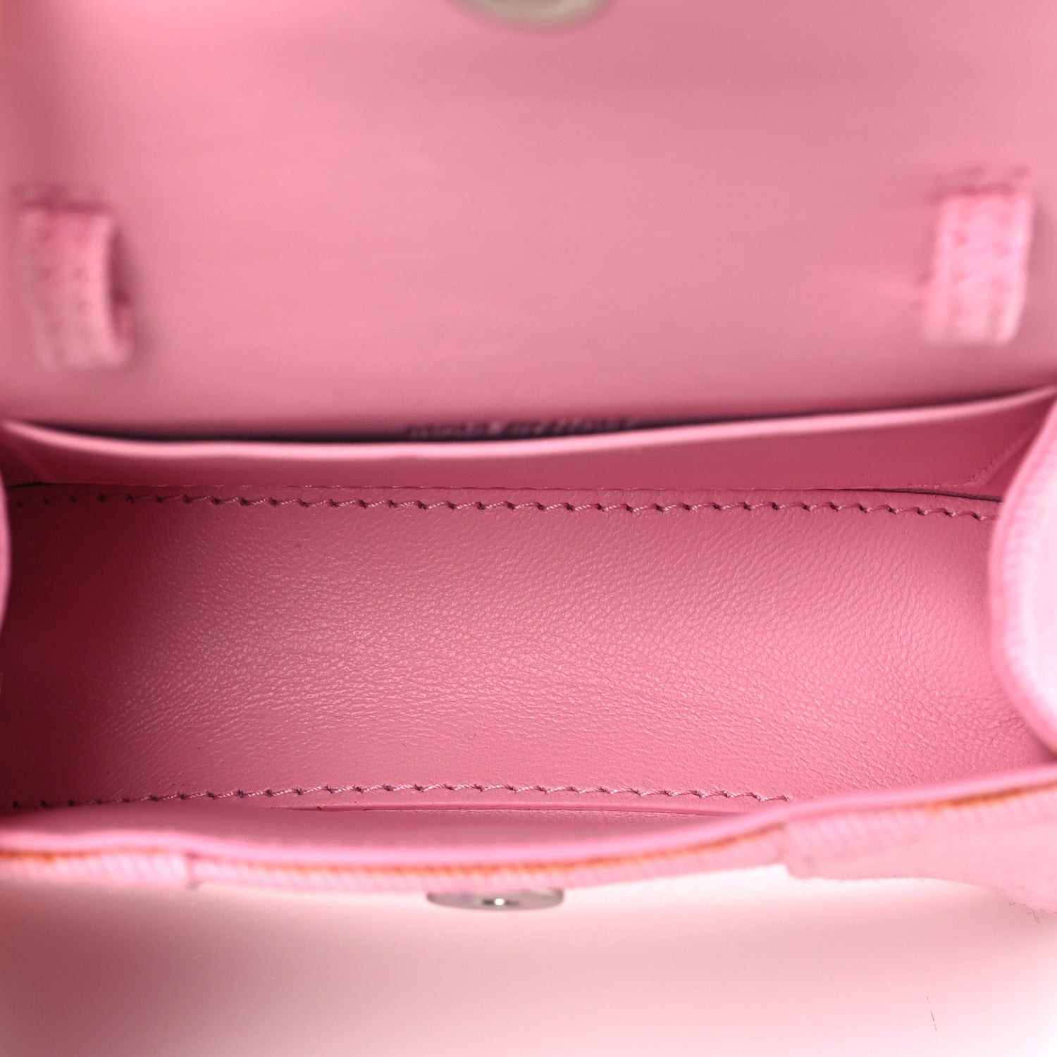 Balenciaga Washed Denim Hourglass Top Handle Bag Mini Denim Pink 5 of 10