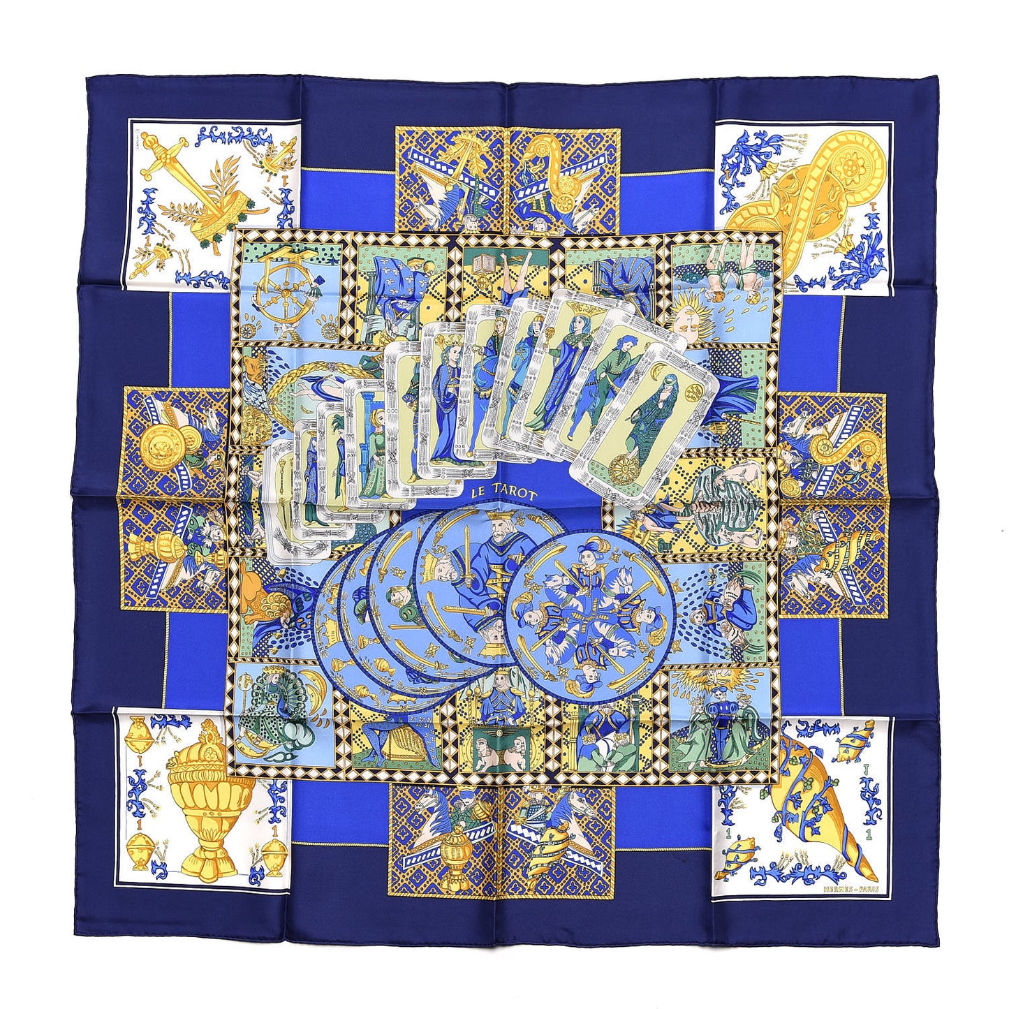 Silk Le Tarot Scarf 90