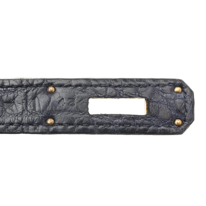 Hermes Matte Niloticus Crocodile Birkin 30 Bleu Indigo 7 of 11