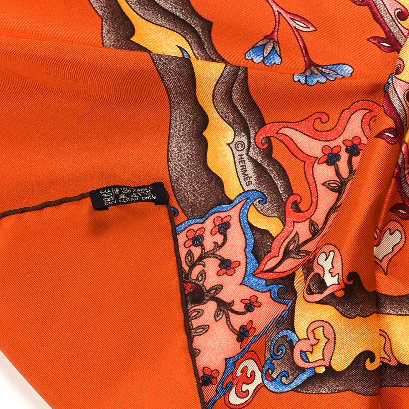 Hermes Silk De Tout Coeur Scarf 90 3 of 3
