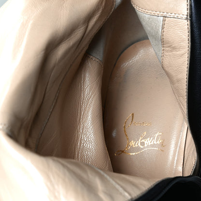 Christian Louboutin Suede Botalili 120 Tall Boots 39.5 Black 5 of 9