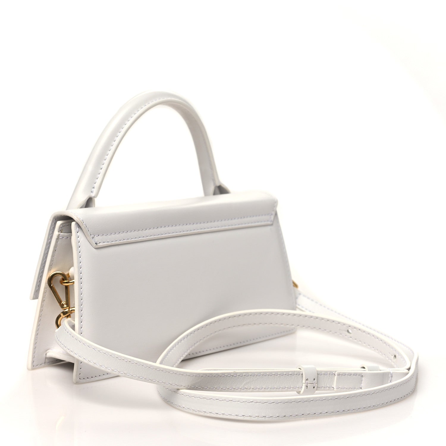 Jacquemus Smooth Calfskin Le Chiquito Long White 2 of 8