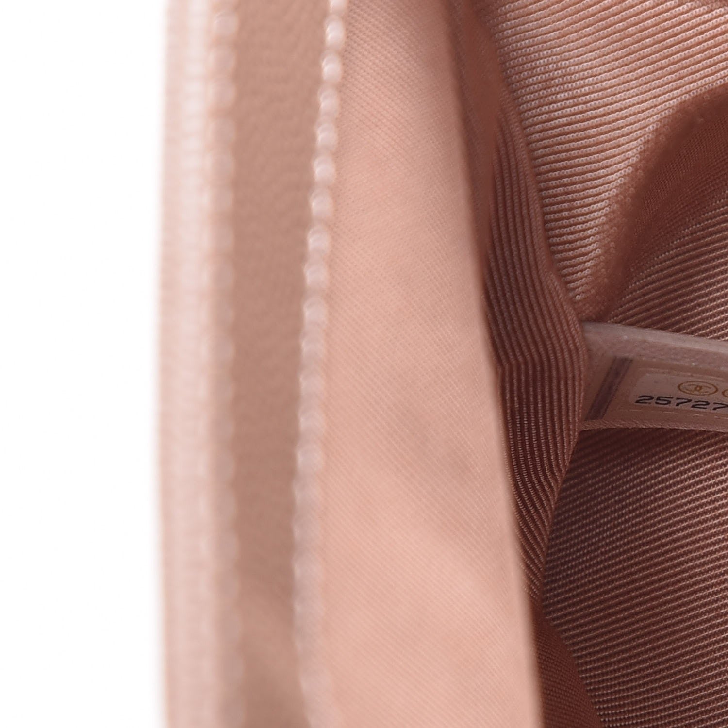 Chanel Caviar Chevron Quilted Medium Boy Flap Beige 7 of 8