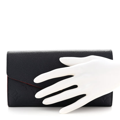 Louis Vuitton Empreinte Sarah Wallet NM Marine Rouge 2 of 13