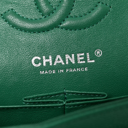 Chanel Caviar Quilted Small Double Flap Green 6 of 10