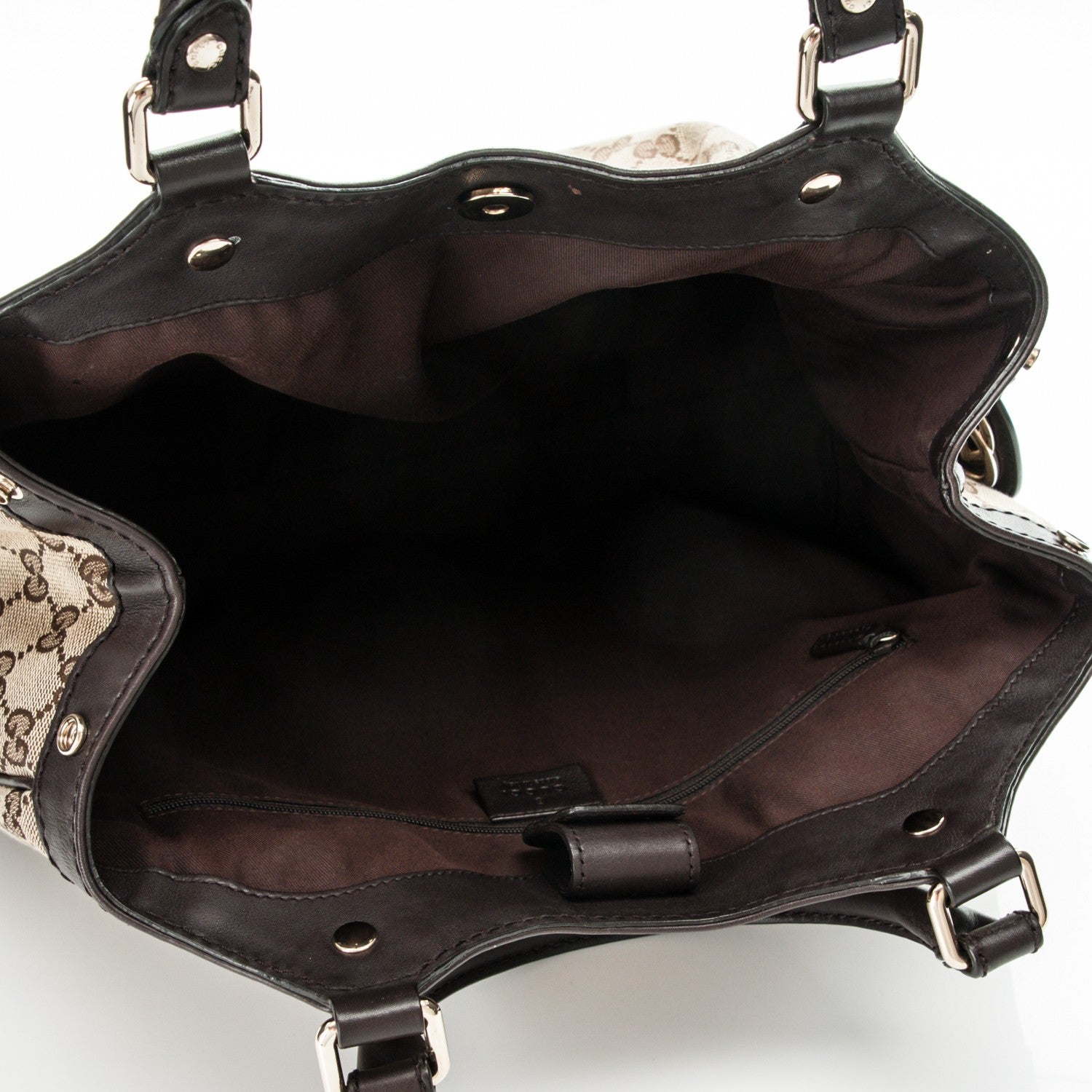 Gucci Monogram Medium Sukey Tote Dark Brown 5 of 7