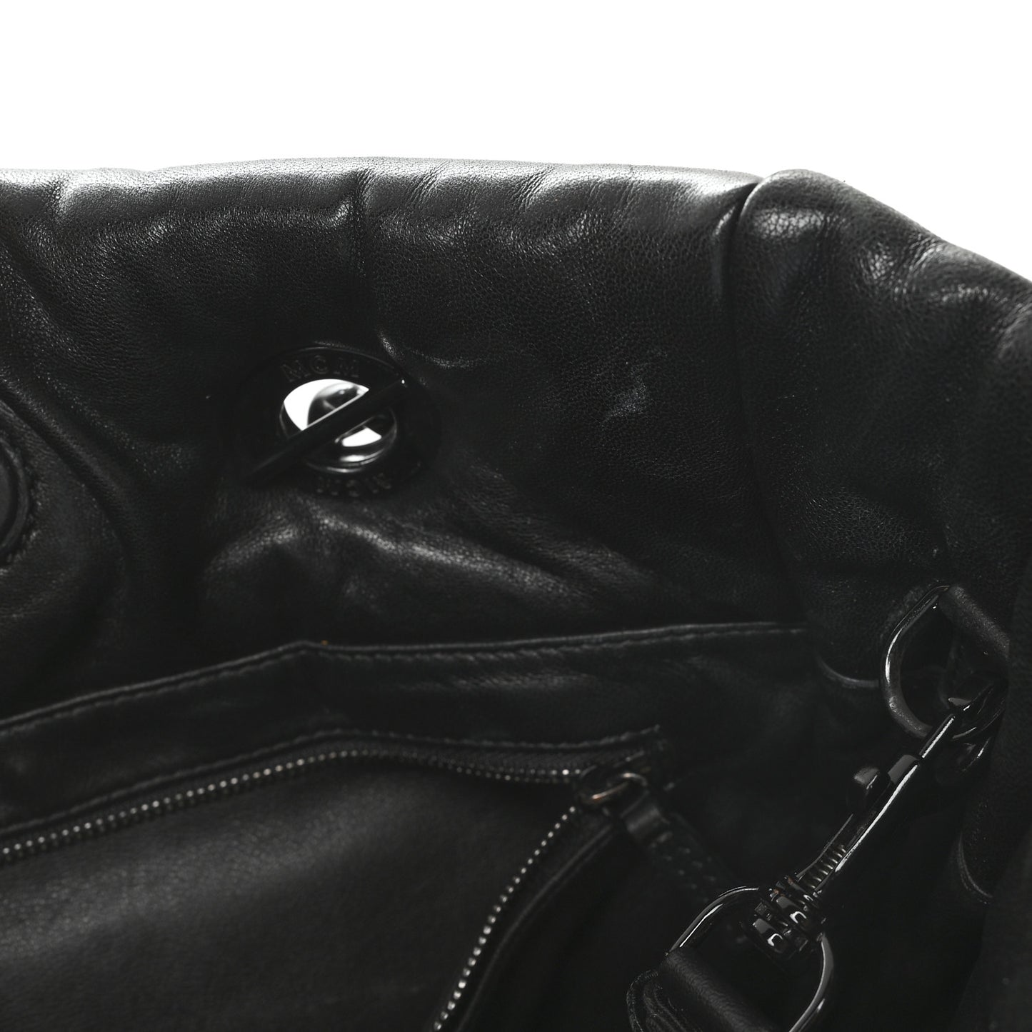 Nappa Cloud Quilted Travia Medium Tote Black