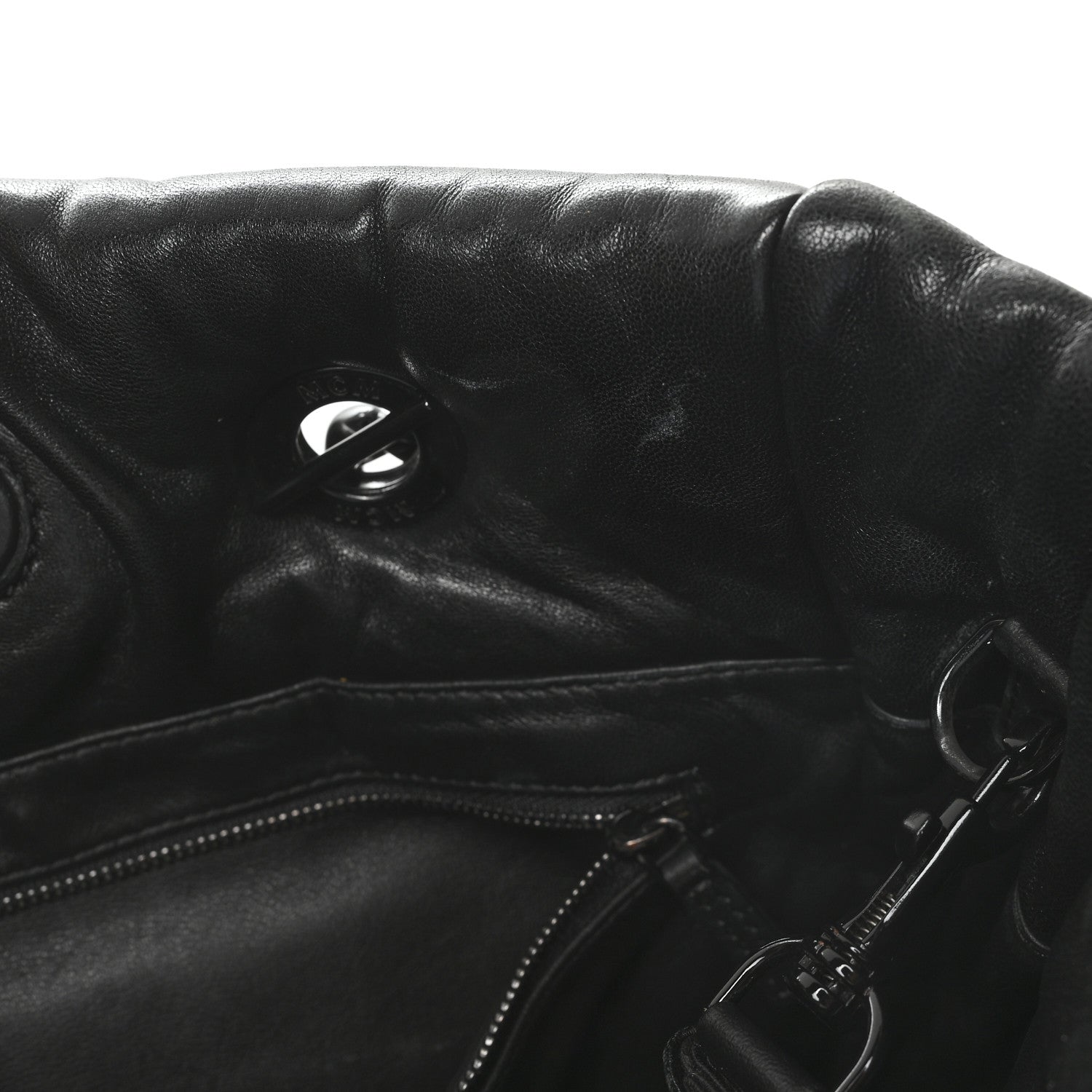 MCM Nappa Cloud Quilted Travia Medium Tote Black 11 of 11