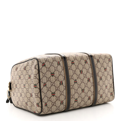Gucci GG Plus Monogram Hearts Medium Joy Boston Dark Brown 4 of 14
