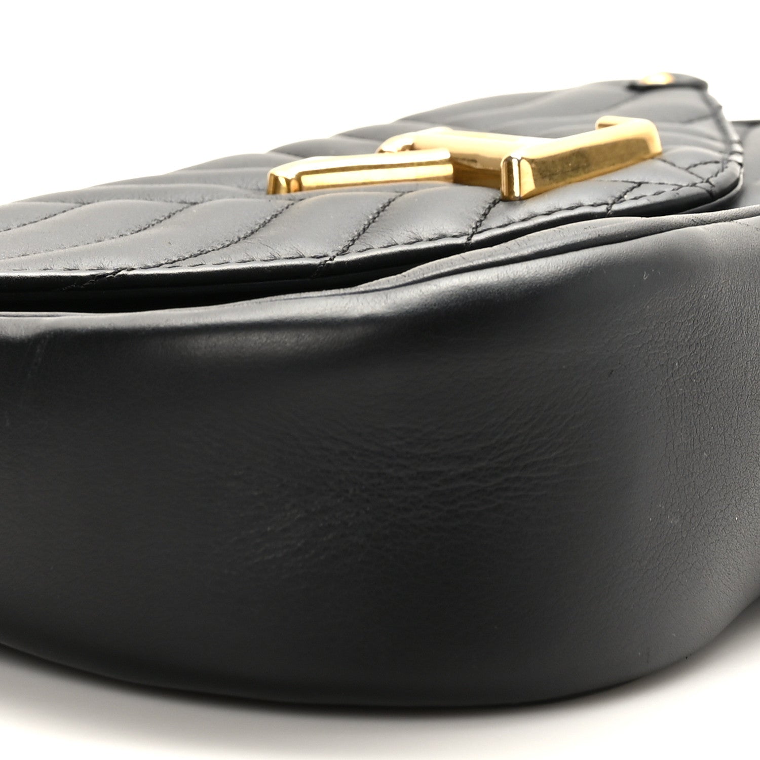 Louis Vuitton Calfskin New Wave Chain MM Black 7 of 8