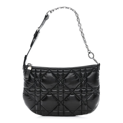 Christian Dior Calfskin Macrocannage Mini Dior Caro Tulip Bag Black 1 of 11