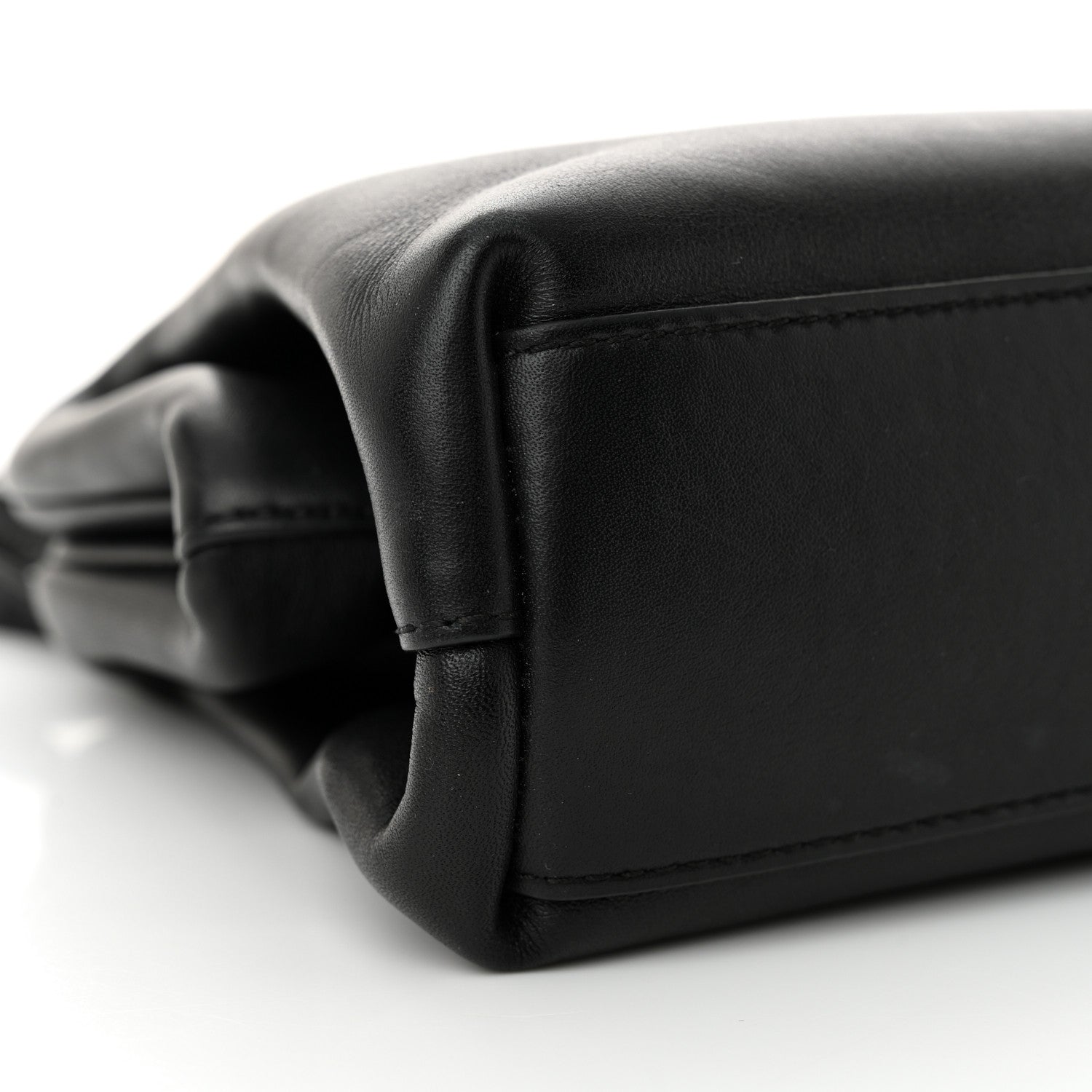 Bottega Veneta Calfskin Small The Point Triangle Bag Black 8 of 11