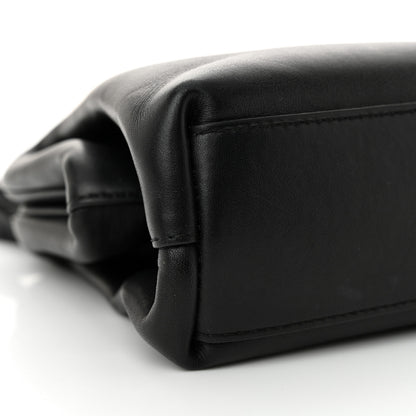 Bottega Veneta Calfskin Small The Point Triangle Bag Black 8 of 11