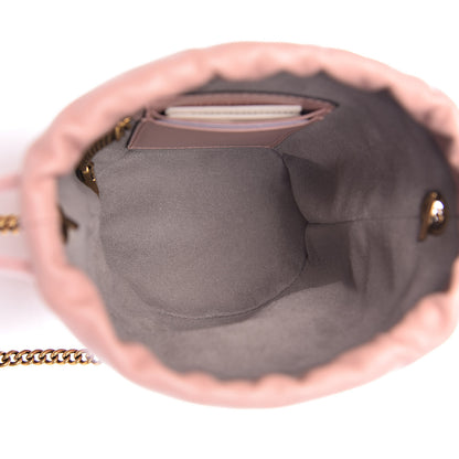 Gucci Calfskin Matelasse Mini GG Marmont 2.0 Bucket Bag Perfect Pink 5 of 9
