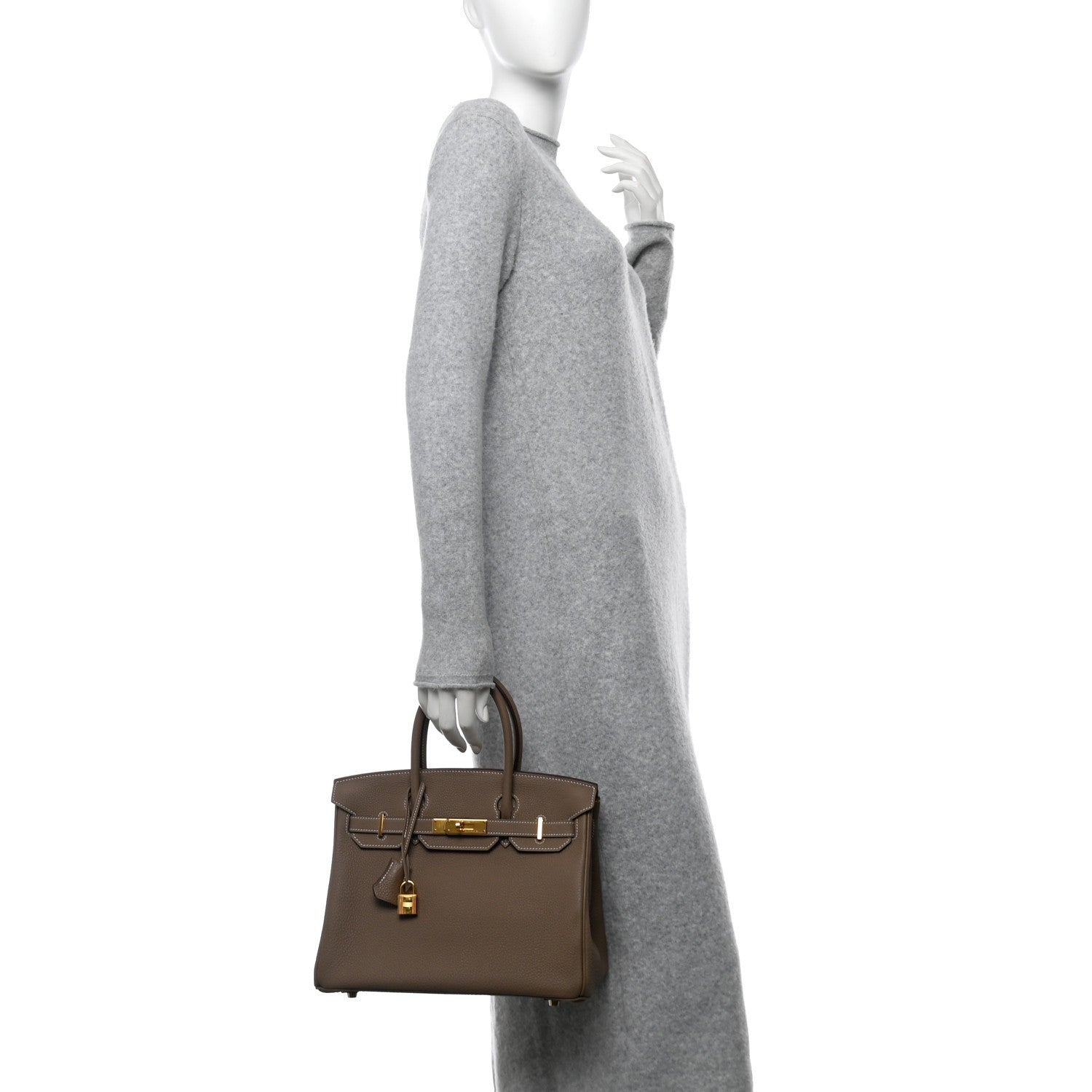 Hermes Togo Birkin 30 Etoupe 2 of 17