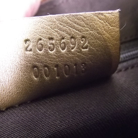 Monogram Crystal D Gold Hobo