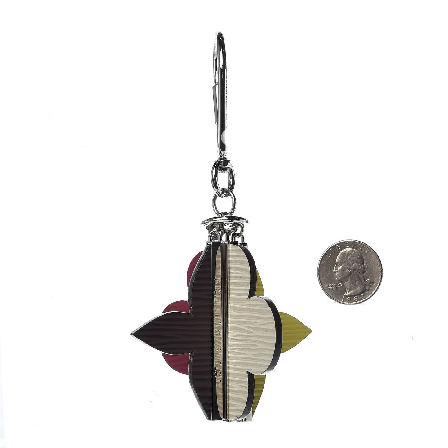 Wily Epi Bag Charm Key Holder Fuchsia