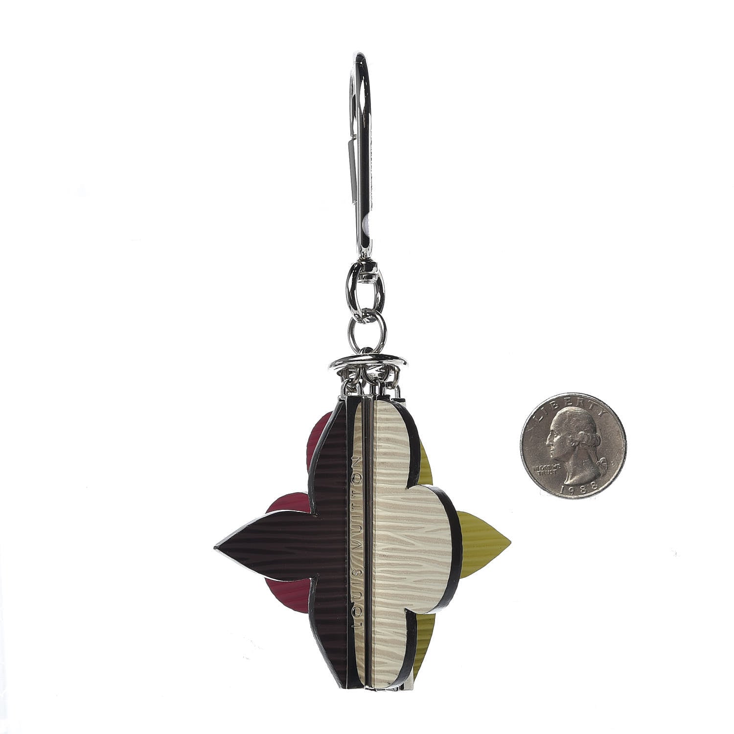 Louis Vuitton Wily Epi Bag Charm Key Holder Fuchsia 2 of 7
