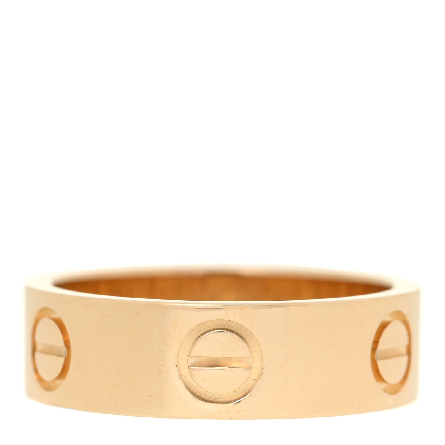 Cartier 18K Yellow Gold 5.5mm LOVE Ring 51 5.75 3 of 5
