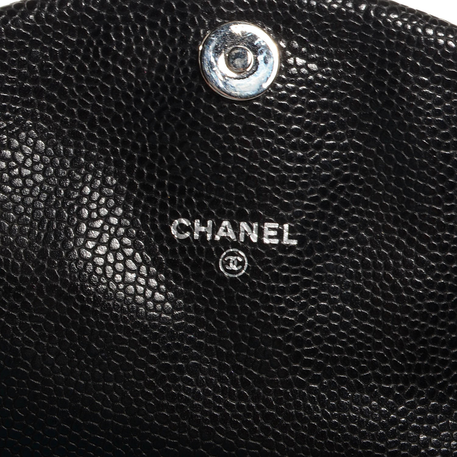 Chanel Caviar Half Moon Wallet On Chain WOC Black 7 of 9