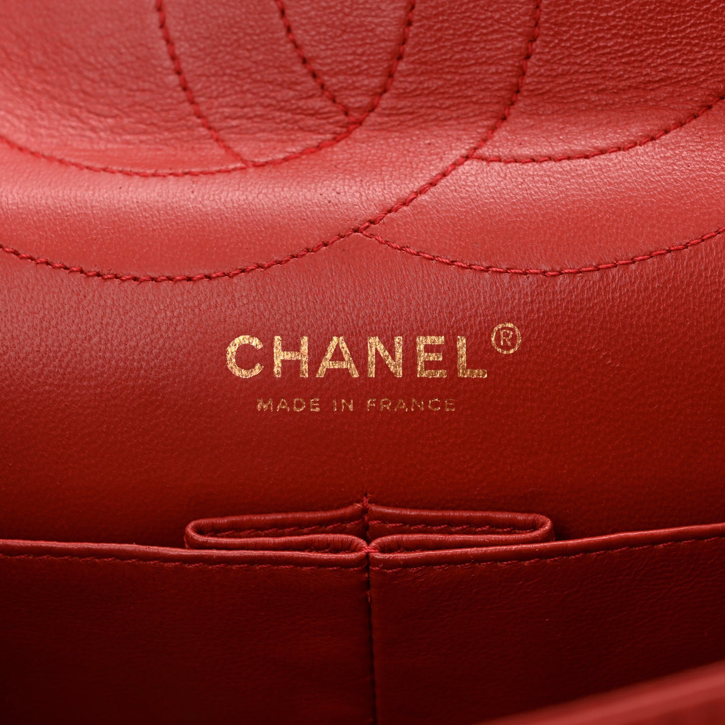 Aged Calfskin Quilted 2.55 Reissue 227 Flap Red
