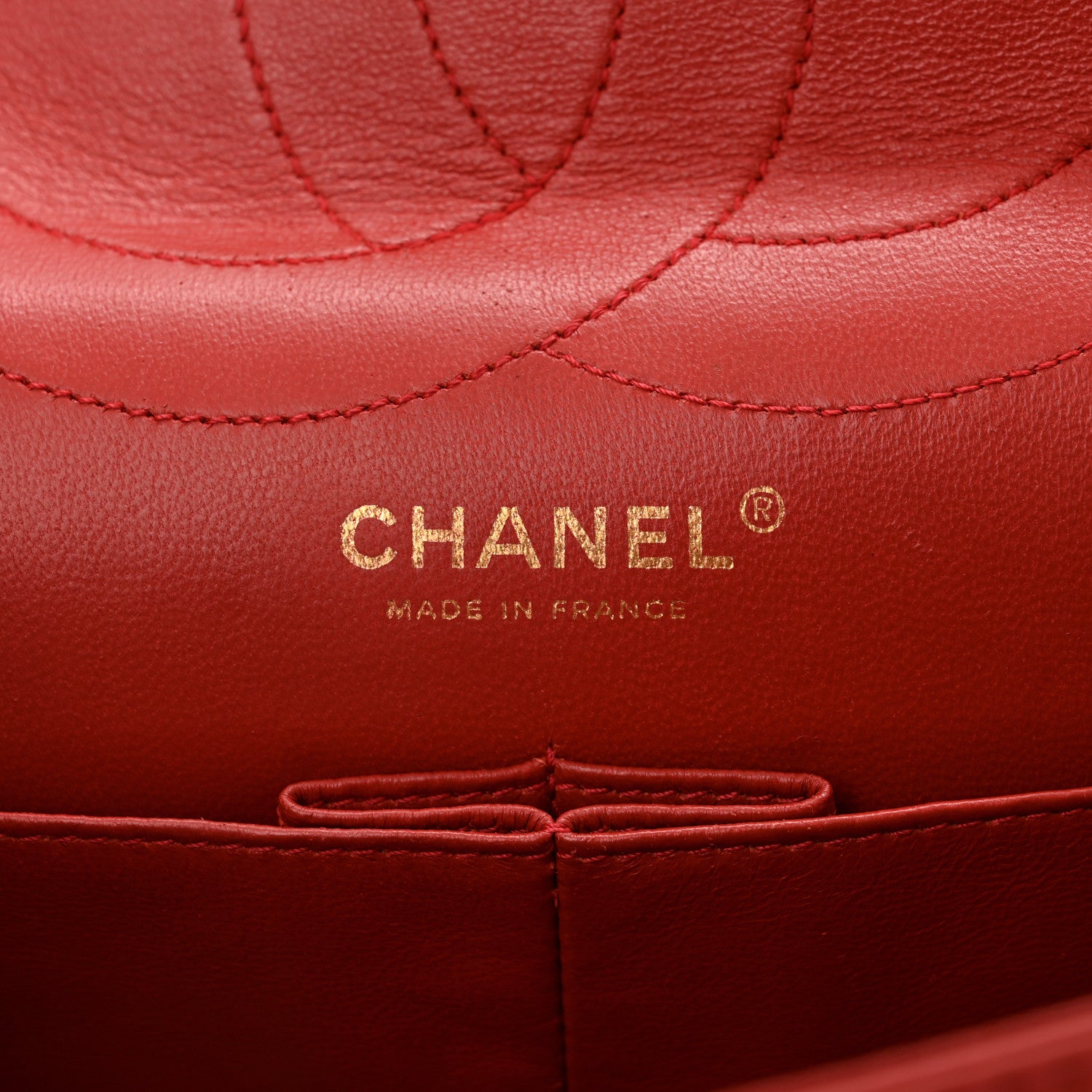 Chanel Aged Calfskin Quilted 2.55 Reissue 227 Flap Red 6 of 10