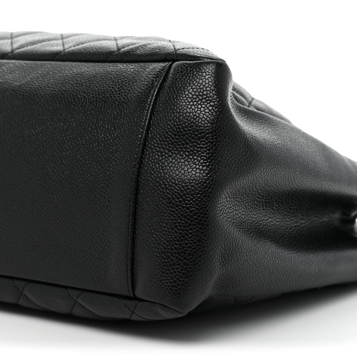 Caviar Quilted Grand Shopping Tote GST Black